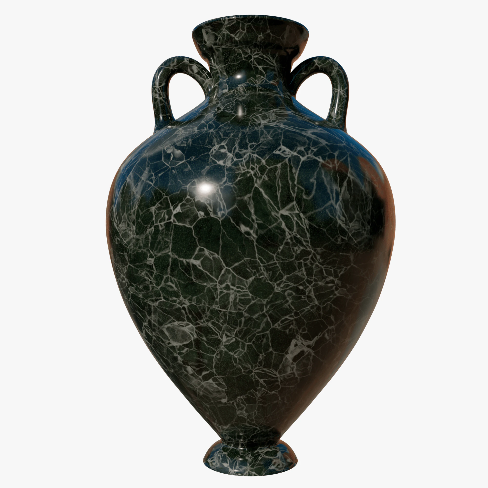 Marble vase 3D Model .c4d .max .obj .3ds .fbx .stl .blend