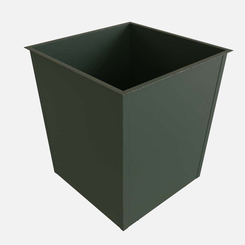 Garbage container metal 3D मॉडल .c4d .max .obj .3ds .fbx .stl .blend