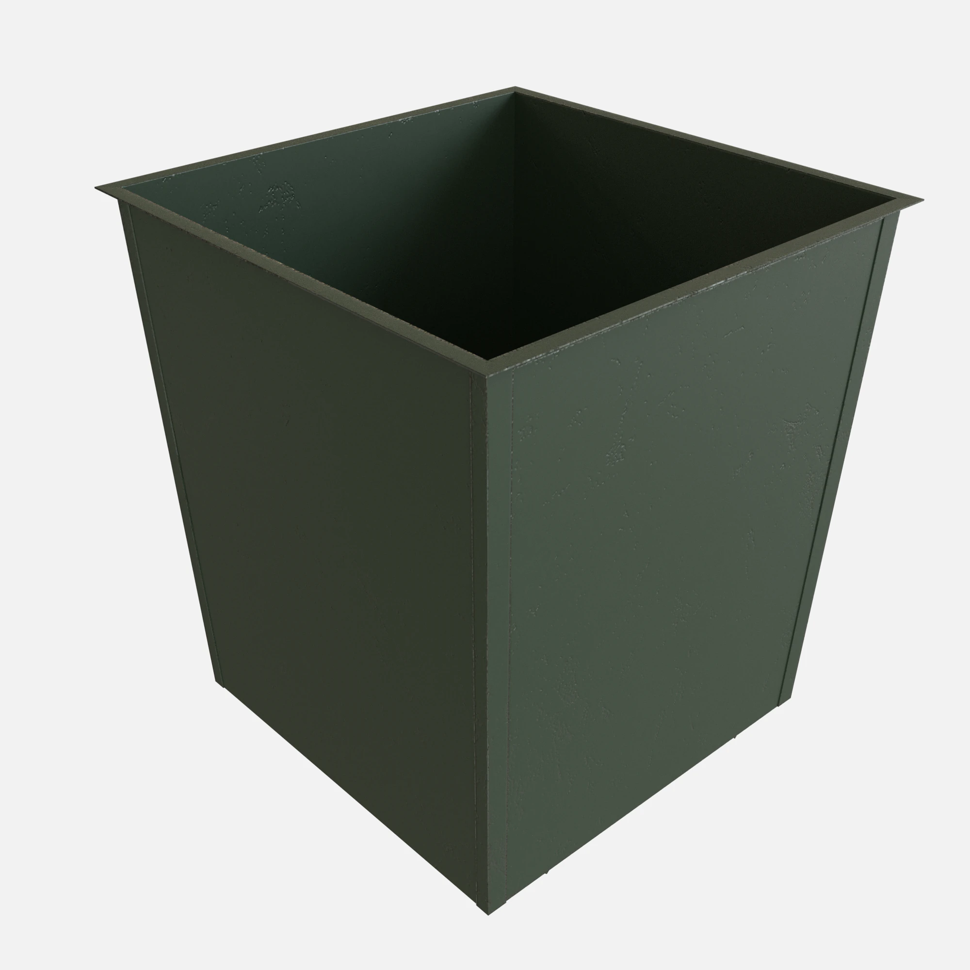 Garbage container metal 3D Model .c4d .max .obj .3ds .fbx .stl .blend 