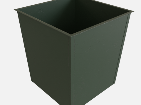Garbage container metal 3D Model