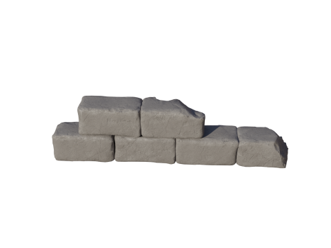 Old bricks wall 1 3D Model