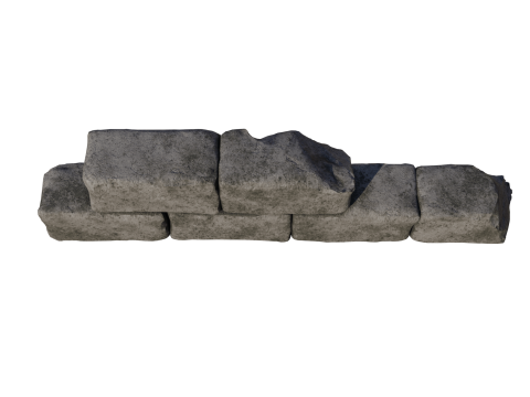 Old dirty bricks wall 1 3D Модель