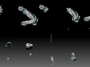 kimetsu no yaiba - demonendoder - tanjiro waterstandbeeld 3D printmodel