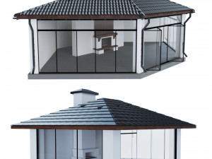 belvedere Modello 3D
