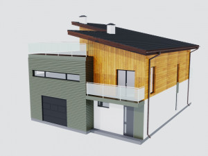 residential house 3D Model