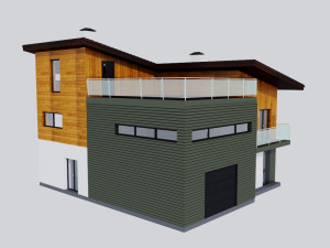 residential house 3D Модель