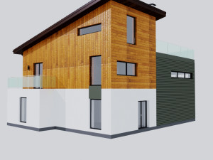 residential house 3D Модель