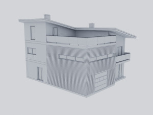 residential house 3D Модель