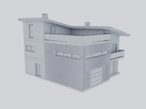 residential house 3D Model