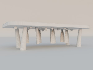 swedish smart bus stop 3D Model