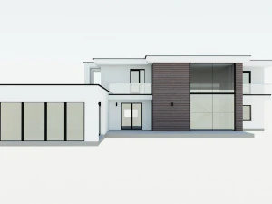 residential house with swimming pool 3D Model