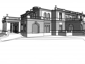 the tereshchenko estate in denyshi village 3D Model