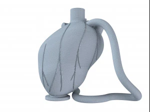 heart hookah 3D Model