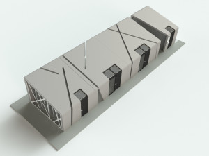 mini-mart shopping pavilion Modèle 3D
