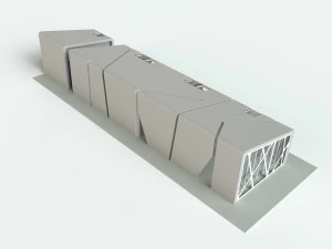 mini-mart shopping pavilion 3D Model