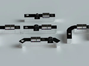 napoleon prestigei gas grill bbq set 3D Model