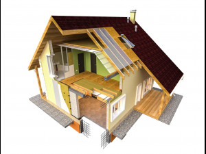 house construction Modello 3D