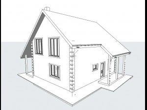 house construction 3D Model