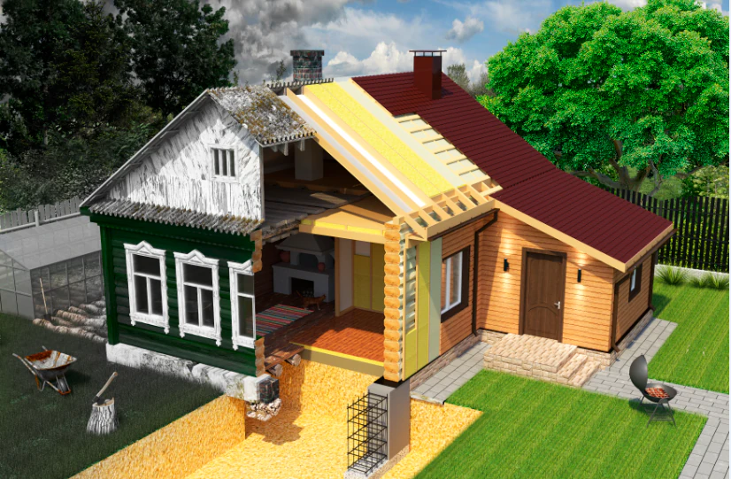 home restoration 3D Model .c4d .max .obj .3ds .fbx .stl .blend 