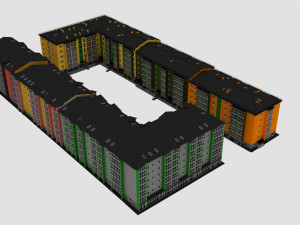 apartment building 3D Model