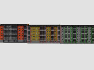 apartment building 3D Model