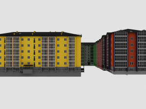 apartment building 3D Model