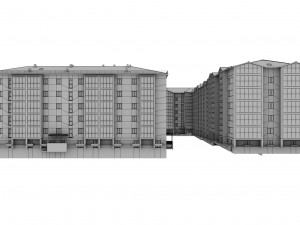 apartment building 3D Model