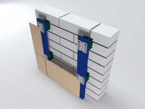 ventilated facade system 3D Model