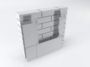 ventilated facade system 3D Model