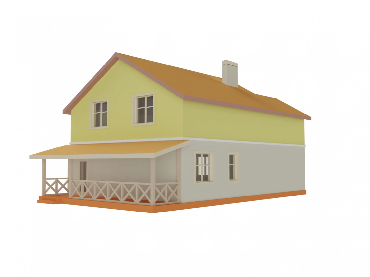 house 3D Model .c4d .max .obj .3ds .fbx .stl .blend 