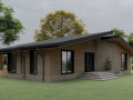 Residential chalet house Modèle 3D