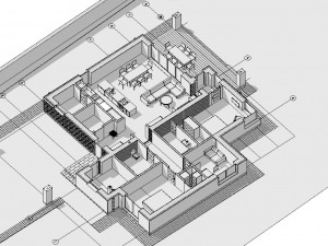 Modern Residential house Modèle 3D