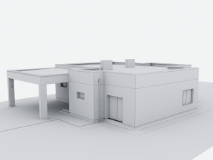 Modern Residential house Modèle 3D