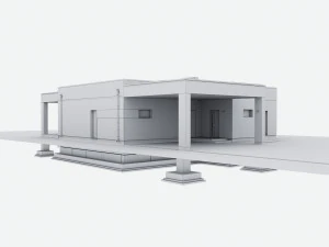 Modern Residential house 3D Model
