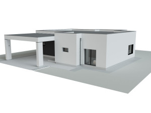 Modern Residential house Modèle 3D