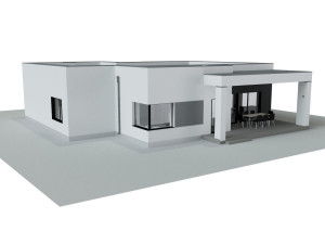 Modern Residential house Modèle 3D