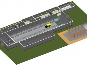 Dairy farm and poultry farm 3Dモデル