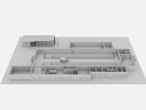 Dairy farm and poultry farm 3Dモデル