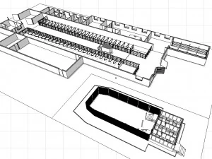 Dairy farm and poultry farm 3D Model