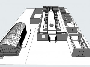 Dairy farm and poultry farm 3Dモデル