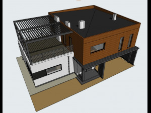 Modern Residential house 3D Model