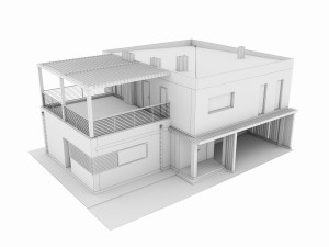 Modern Residential house 3D Model