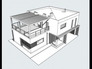 Modern Residential house 3D Model