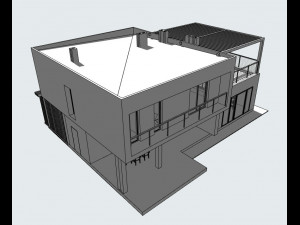 Modern Residential house 3D Model