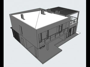 Modern Residential house 3D Model