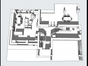 Modern Residential house 3D Model