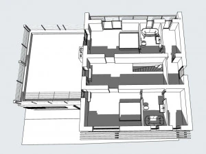 Modern Residential house 3D Model