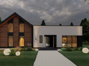 Barn house 3D Model