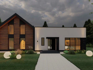 Barn house 3D Model