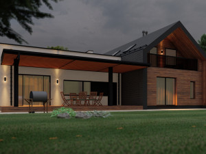 Barn house 3D Model